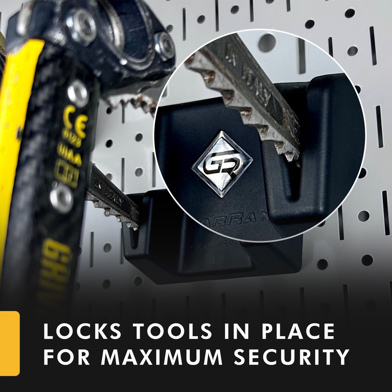 ice tool locking mechanism up close