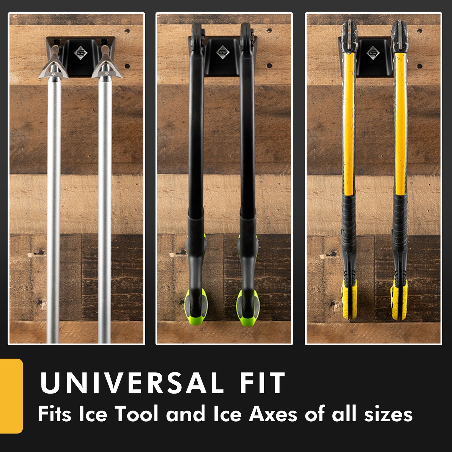 ICE TOOL/AXE WALL STORAGE